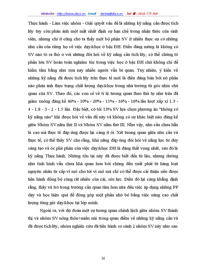 image for page Phản ứng của sinh viên trường ĐH KHXH NV đối với việc áp dụng phương pháp giảng dạy tích cực trong nhà trường hiện nay