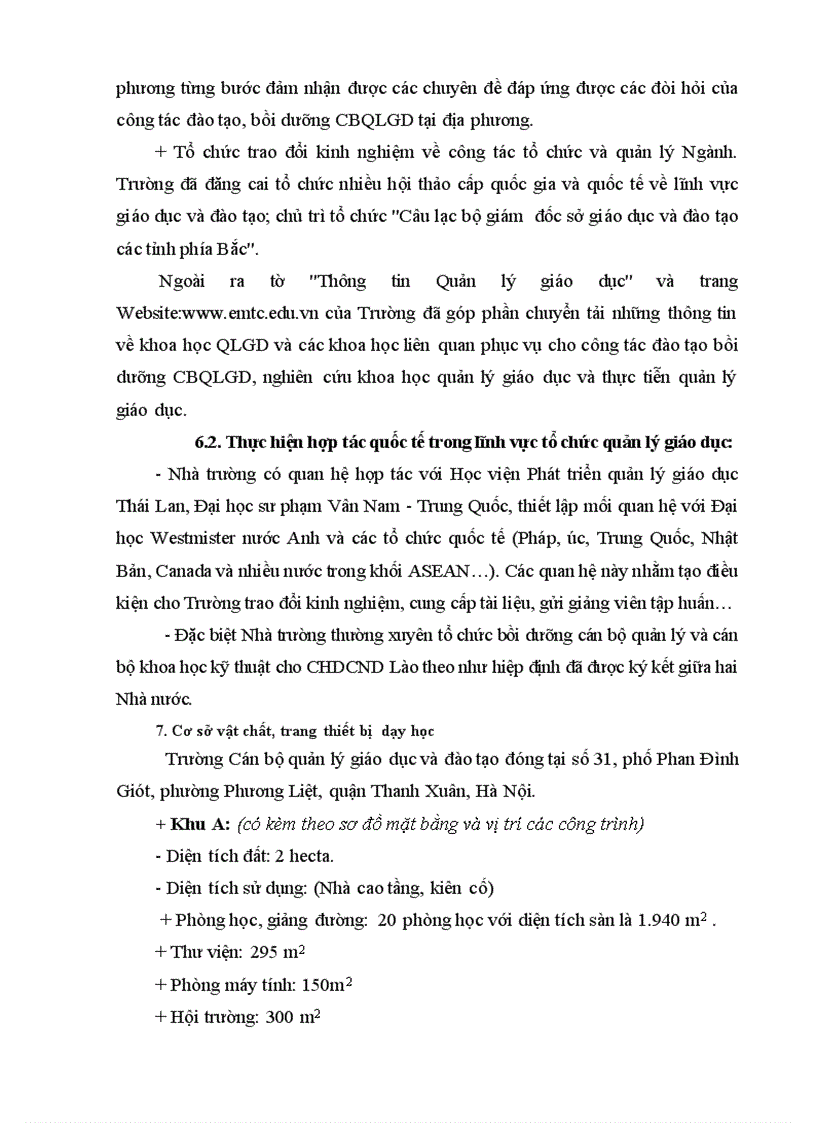 image for page Đề án thành lập Học viện Quản lý Giáo dục trên cơ sở Trường Cán bộ quản lý giáo dục và đào tạo