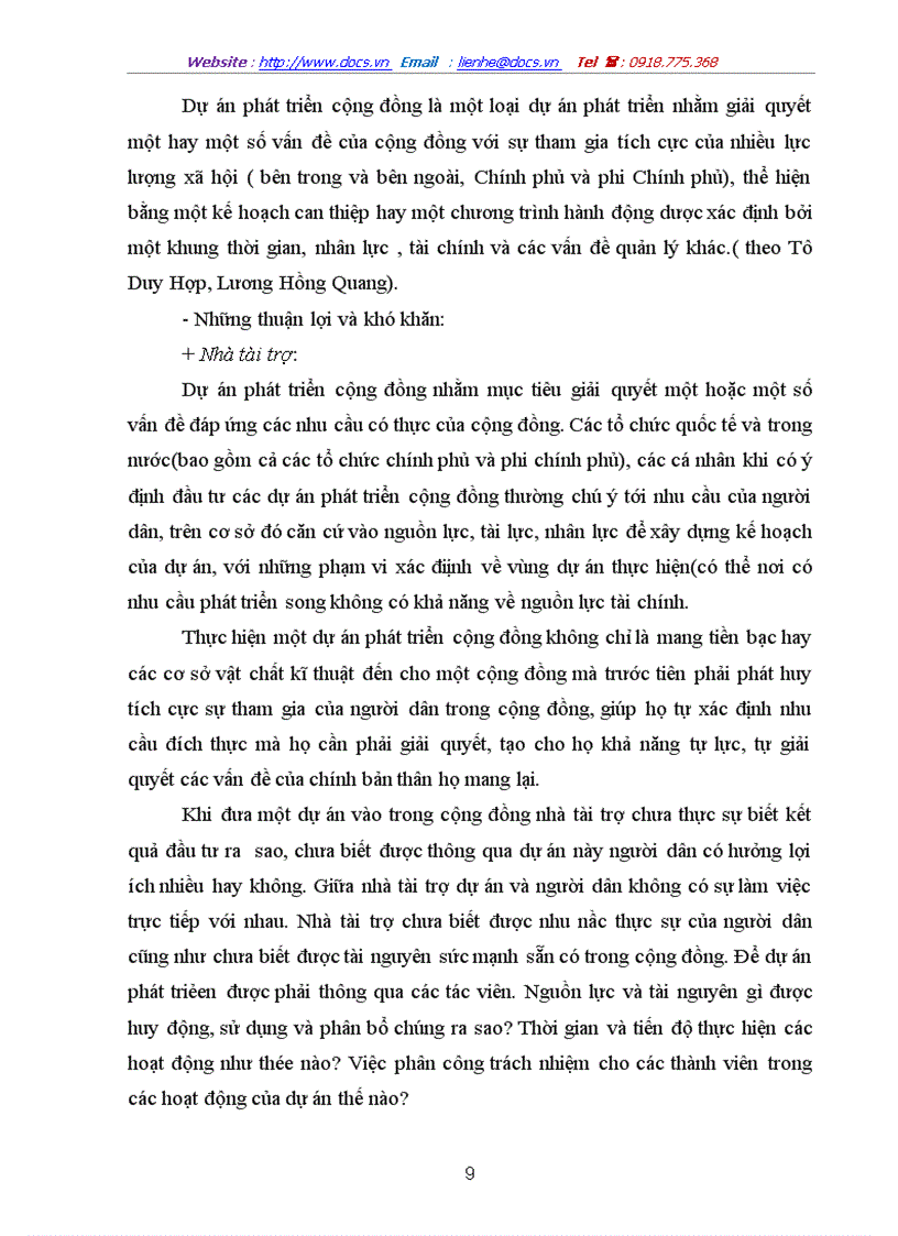 image for page Cộng đồng và dự án phát triển cộng đồng