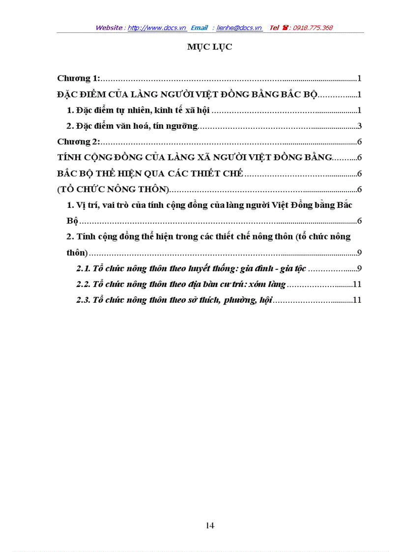 image for page Tính cộng đồng của làng xã người Việt Đồng bằng Bắc Bộ