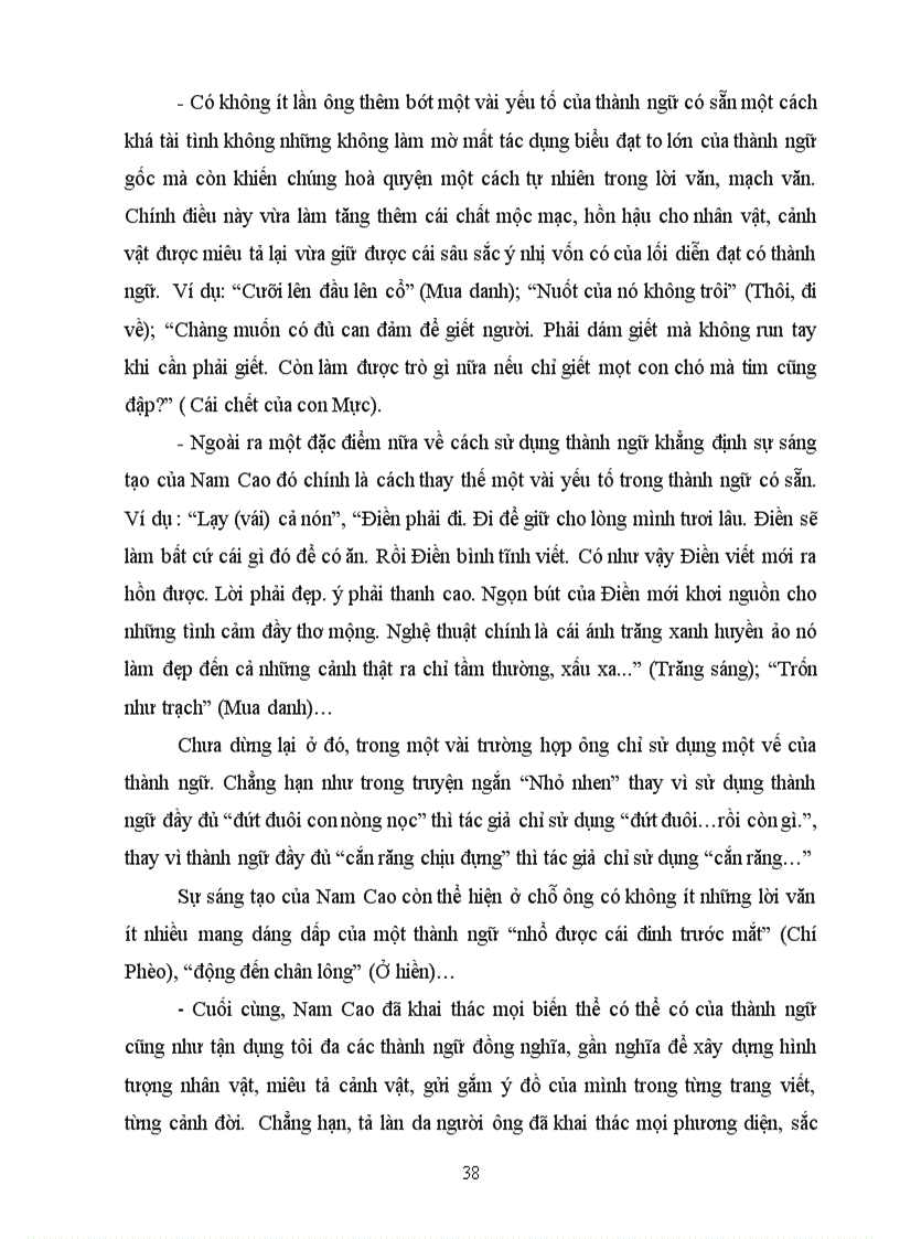 image for page Khảo sát các đơn vị thành ngữ trong một số truyện ngắn của Nam Cao giai đoạn 1930 1945