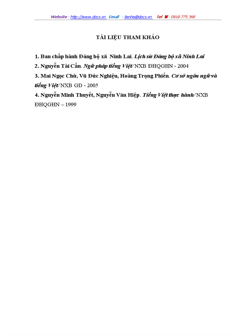 image for page Tìm hiểu cấu trúc câu của tiếng Sán Dìu Trên địa bàn xã Ninh Lai Sơn Dương Tuyên Quang