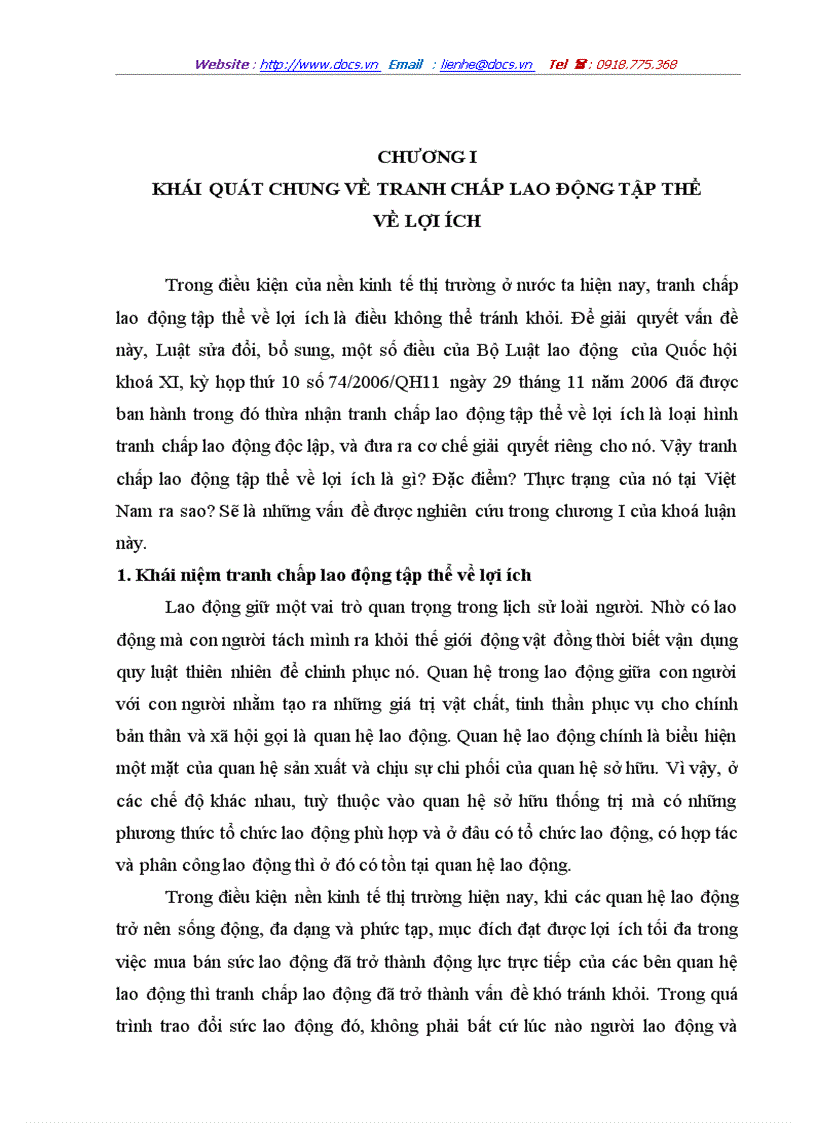 image for page Tranh chấp và giải quyết tranh chấp lao động tập thể về lợi ích