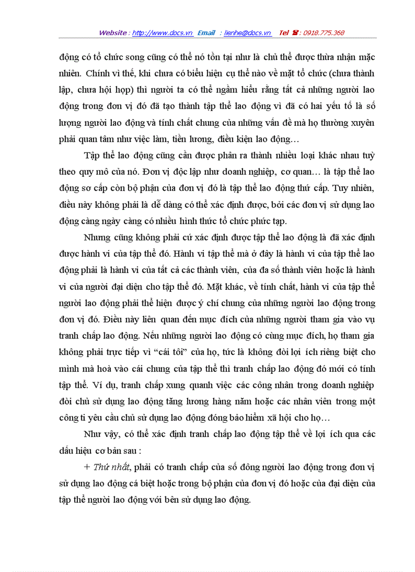 image for page Tranh chấp và giải quyết tranh chấp lao động tập thể về lợi ích