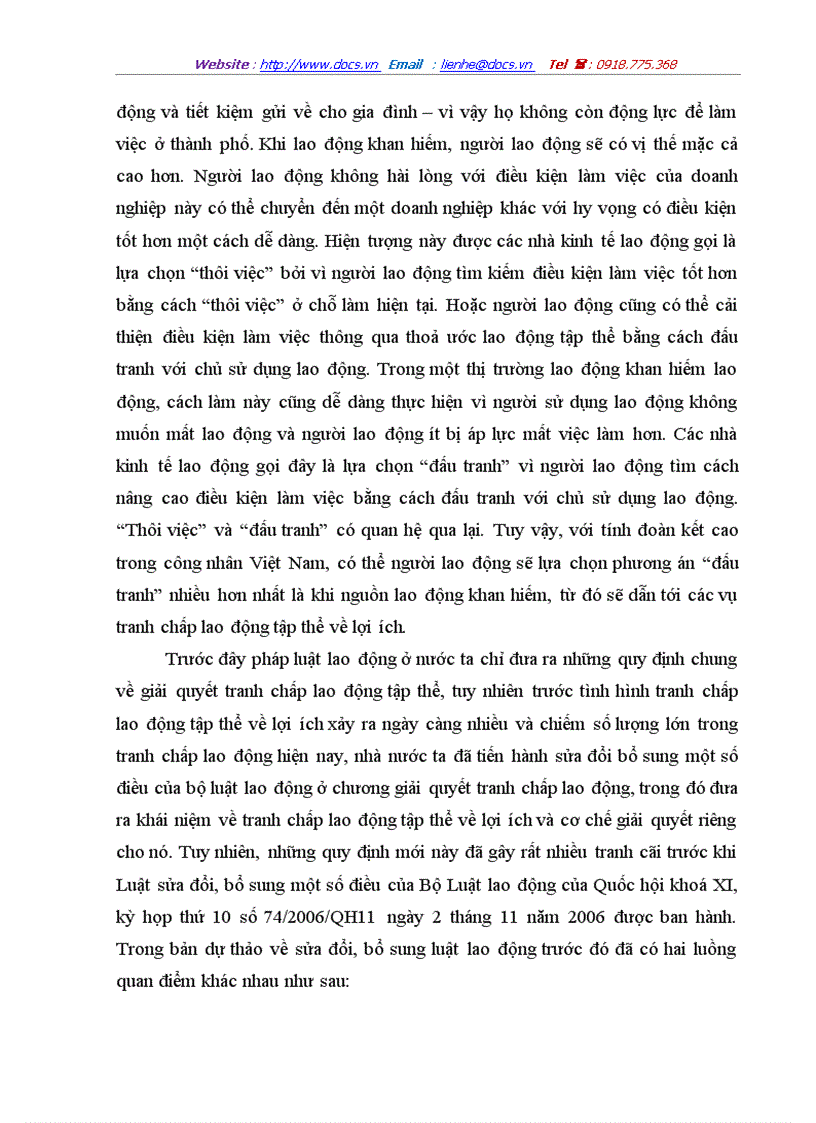 image for page Tranh chấp và giải quyết tranh chấp lao động tập thể về lợi ích