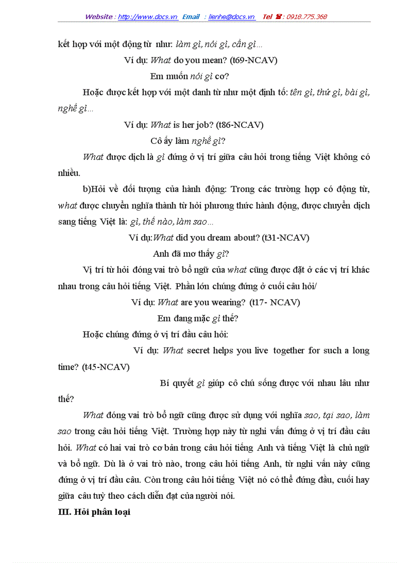 image for page Đối chiếu cấu trúc và phương thức biểu hiện của câu hỏi chính danh trong tiếng anh và tiếng việt tiểu loại câu hỏi có đại từ nghi vấn