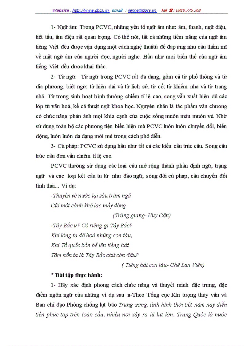 image for page Các phong cách chức năng ngôn ngữ Tiếng Việt