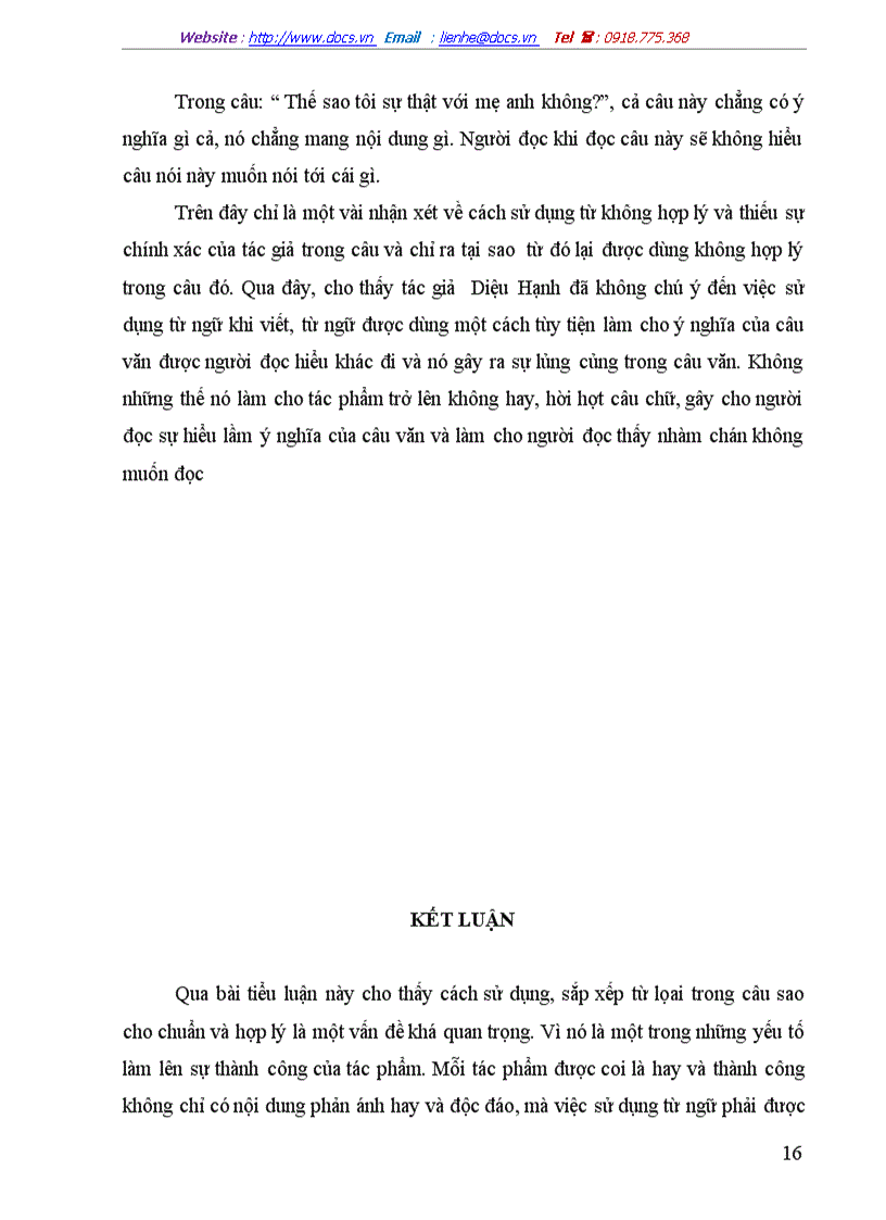 image for page Ngôn ngữ trong quá trình sáng tạo văn học tiểu thuyết Mối tình đầu của tác giả Diệu Hạnh
