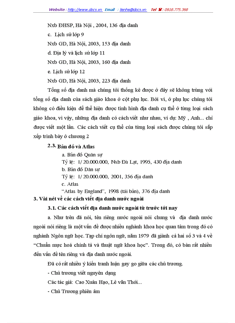 image for page Bước đầu khảo sát tình hình viết địa danh nước ngoài trên một số văn bản tiếng Việt hiện nay