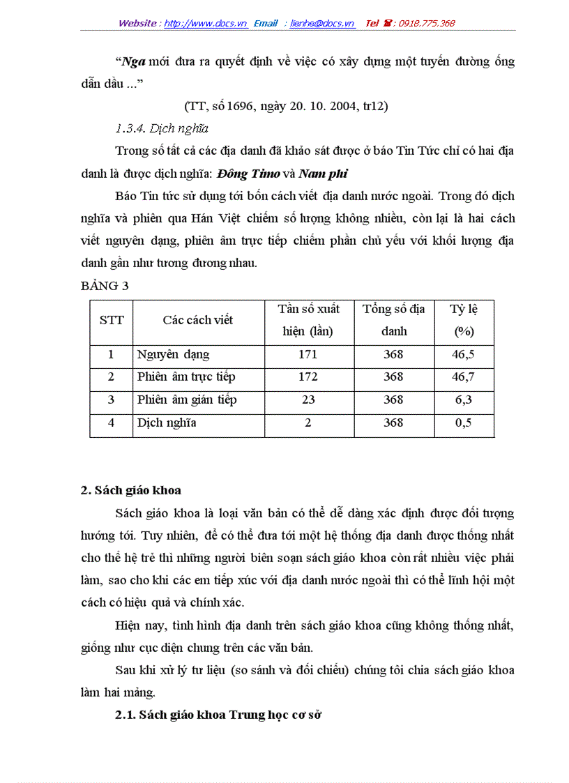 image for page Bước đầu khảo sát tình hình viết địa danh nước ngoài trên một số văn bản tiếng Việt hiện nay