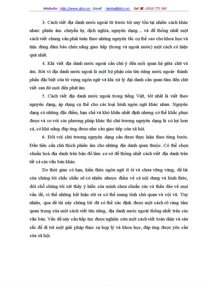 image for page Bước đầu khảo sát tình hình viết địa danh nước ngoài trên một số văn bản tiếng Việt hiện nay