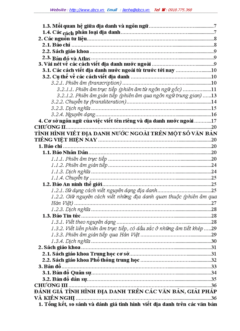 image for page Bước đầu khảo sát tình hình viết địa danh nước ngoài trên một số văn bản tiếng Việt hiện nay