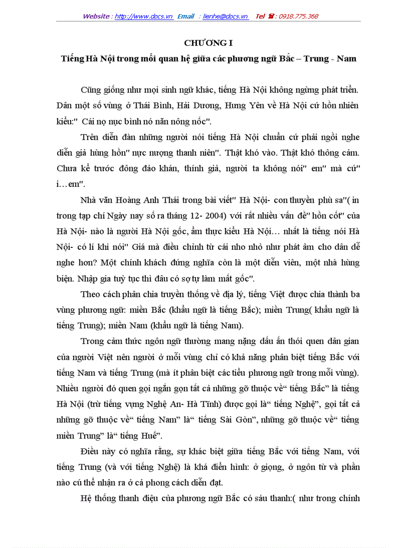 image for page Bước đầu tìm hiểu về tiếng Hà Nội trong phương ngữ Bắc theo chiều dài lịch sử Môn Phương pháp nghiên cứu khoa học về ngôn ngữ học