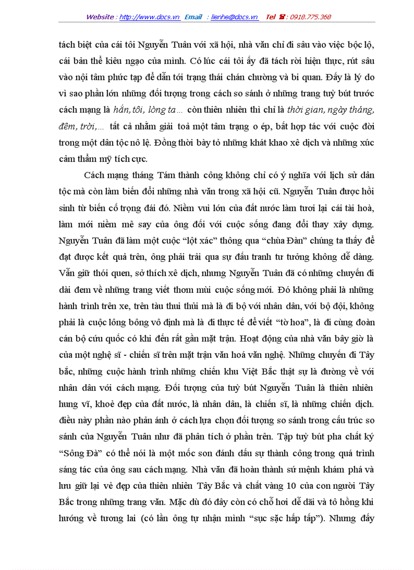 image for page Đặc điểm cấu trúc so sánh trong tùy bút Nguyễn Tuân