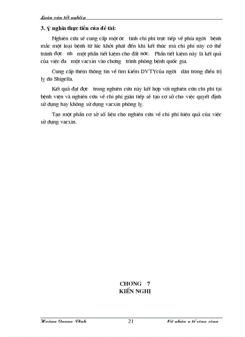 image for page Xác định và phân tích những chi phí trực tiếp mà bệnh nhân và gia đình phải gánh chịu do mắc lỵ Shigella