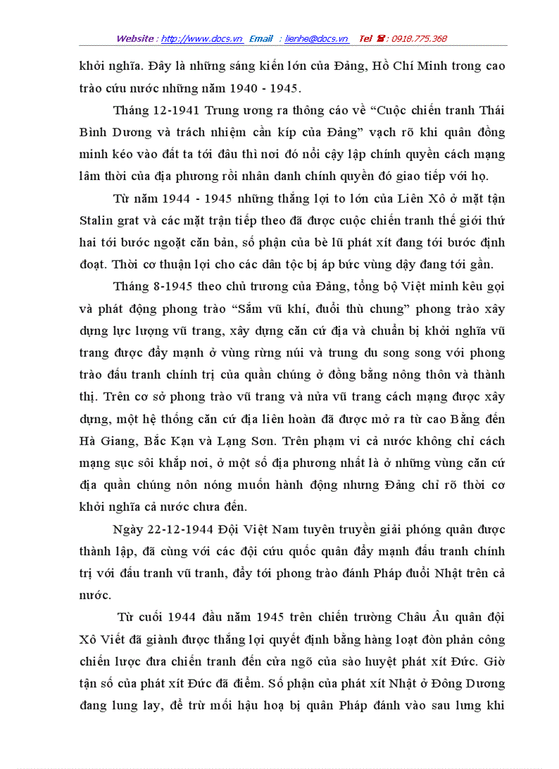 image for page Nghệ thuật Tạo thời cơ và chớp thời cơ của trong cách mạng tháng Tám năm 1945 của Đảng