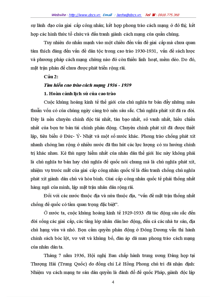 image for page Các câu hỏi về lịch sử vietjej nam 1930 1945