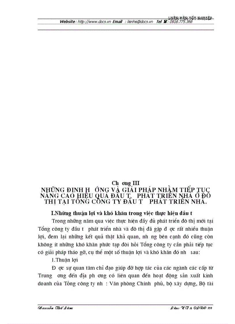 image for page Thực trạng và giải pháp về đầu tư phát triển nhà ở đô thị ở Tổng Công ty Đầu tư phát triển nhà và đô thị HUD Bộ Xây Dựng