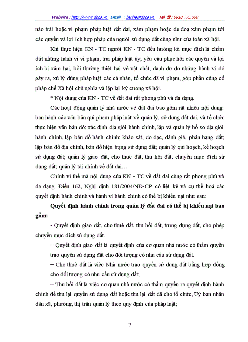image for page Pháp luật về giải quyết khiếu nại tố cáo trong lĩnh vực quản lý và sử dụng đất đai