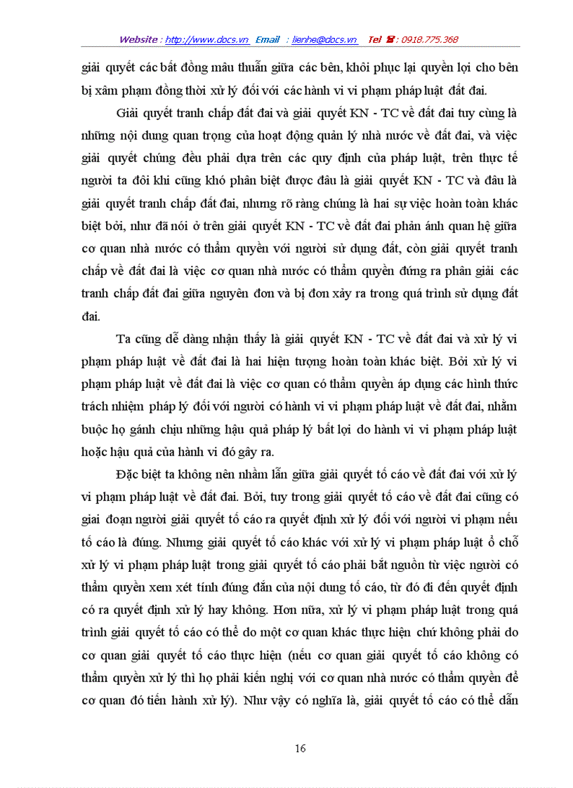 image for page Pháp luật về giải quyết khiếu nại tố cáo trong lĩnh vực quản lý và sử dụng đất đai