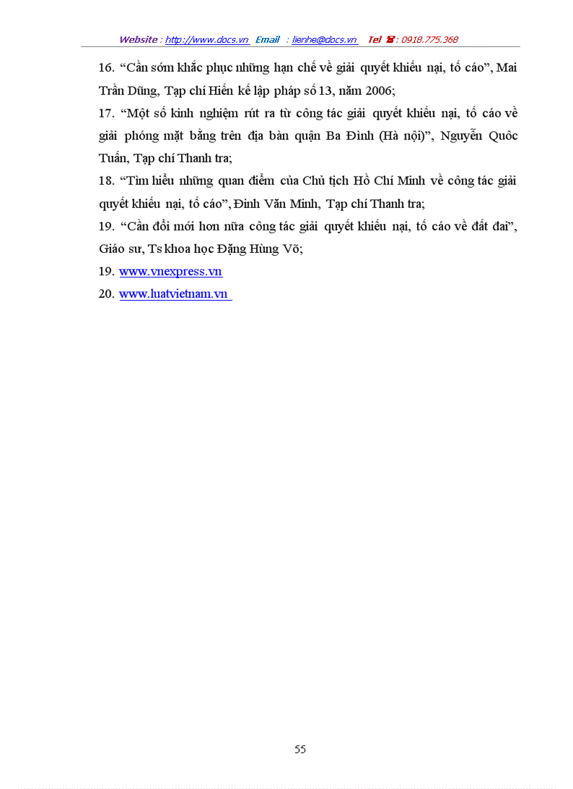 image for page Pháp luật về giải quyết khiếu nại tố cáo trong lĩnh vực quản lý và sử dụng đất đai