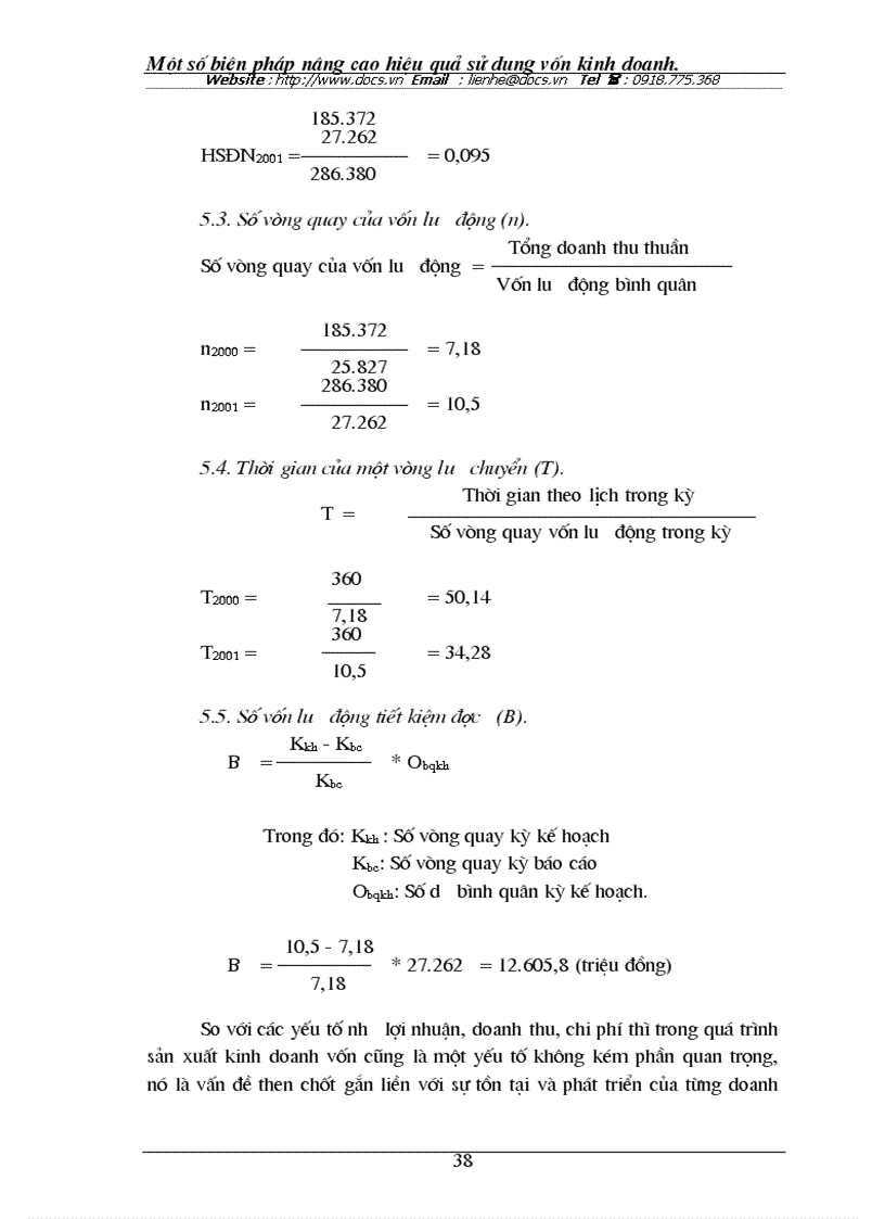 image for page Vốn kinh doanh và hiệu quả sử dụng vốn kinh doanh ở các doanh nghiệp thương mại
