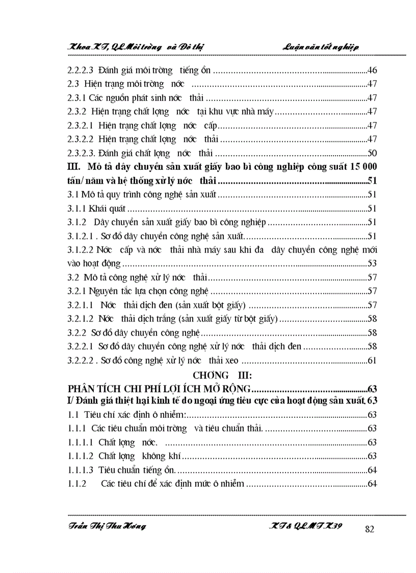 image for page Sử dụng phương pháp phân tích chi phí lợi ích mở rộng để đánh giá hiệu quả việc xây dựng hệ thống xử lí nước thải của nhà máy giấy Hoàng Văn Thụ
