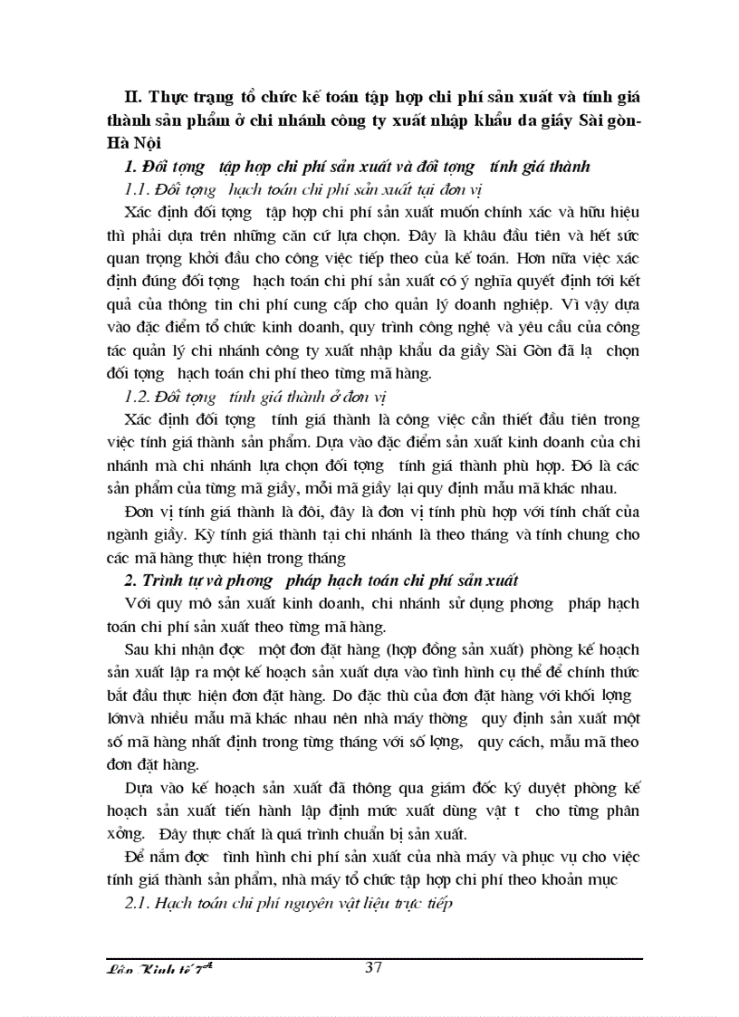 image for page Một số ý kiến nhằm hoàn thiện công tác kế toán tập hợp chi phí sản xuất và tính giá thành sản phẩm tại Công ty XNK Gia giầy sài Gòn chi nhánh Hà Nội