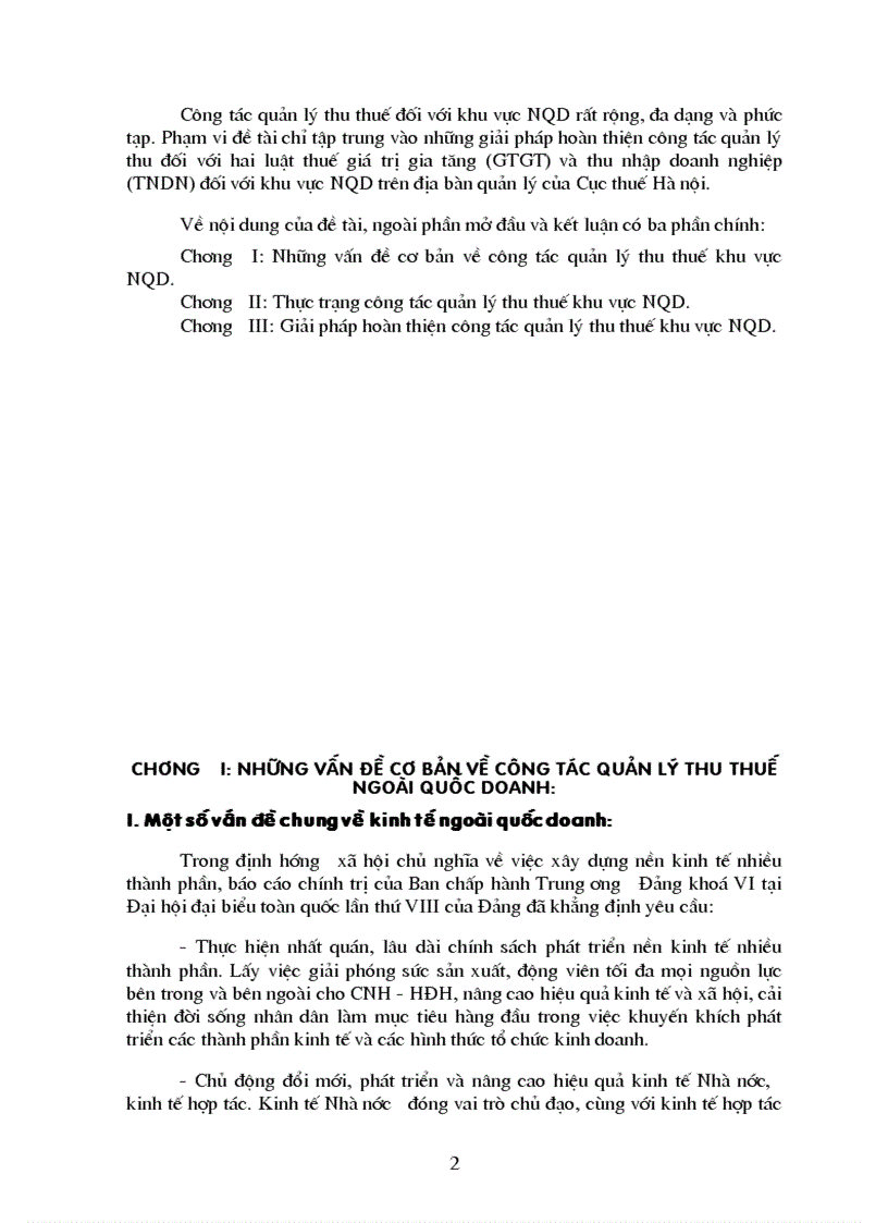 image for page Giải pháp hoàn thiện công tác quản lý thu thuế khu vực NQD