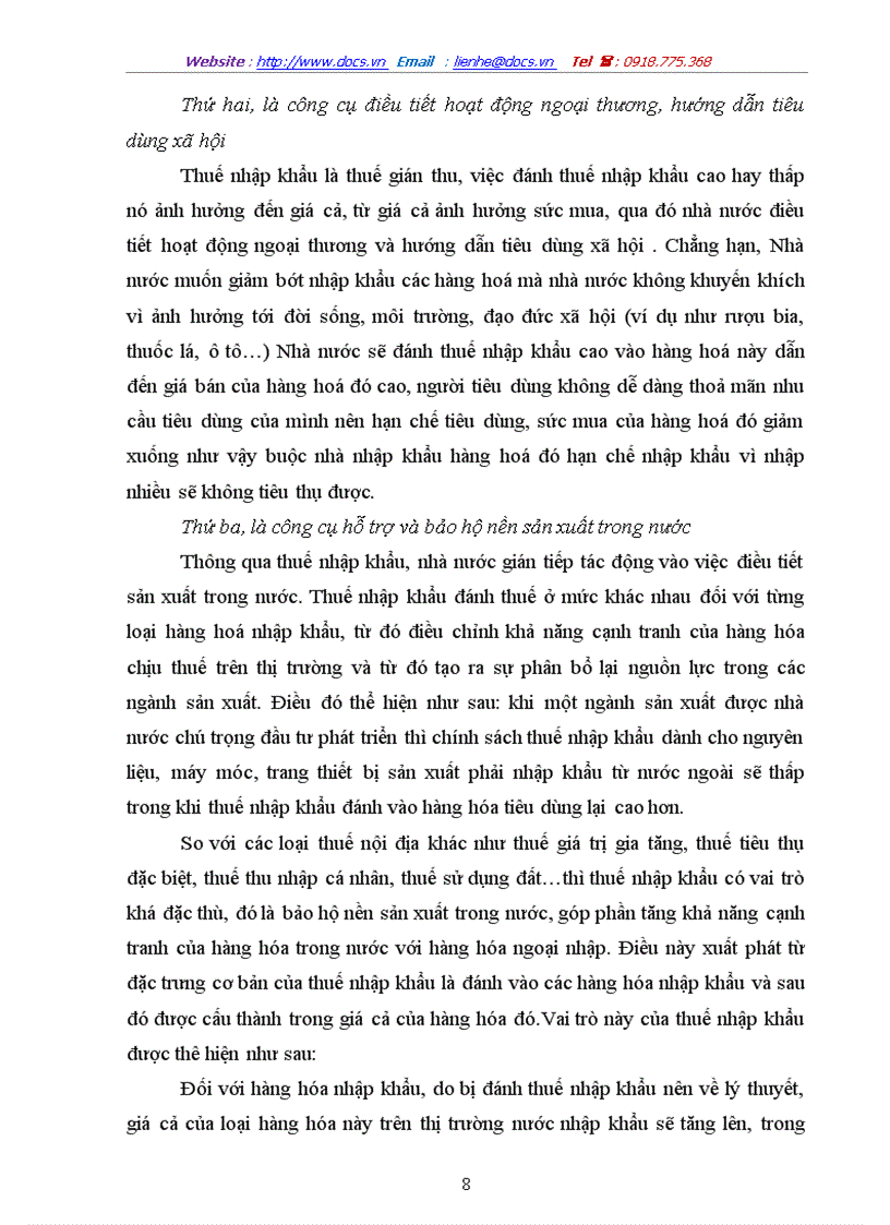 image for page Pháp luật thuế nhập khẩu ở Việt Nam trong điều kiện hội nhập kinh tế quốc tế