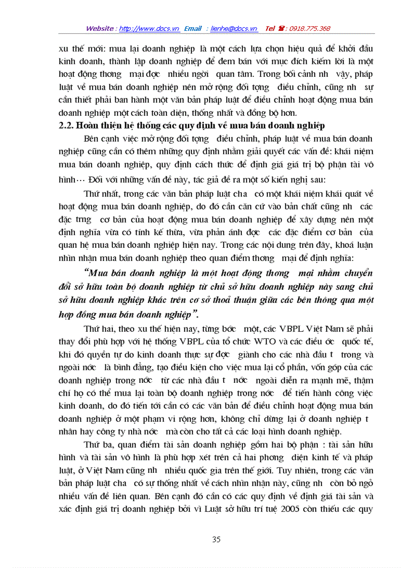 image for page Một số vấn đề pháp lý về mua bán doanh nghiệp ở Việt Nam