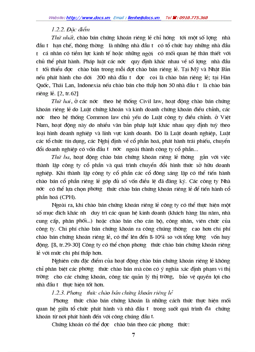 image for page Pháp luật về hoạt động chào bán chứng khoán riêng lẻ của doanh nghiệp Việt Nam hiện nay