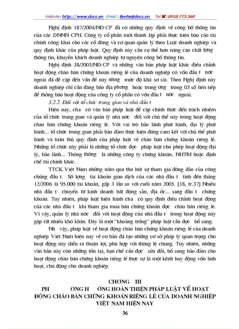 image for page Pháp luật về hoạt động chào bán chứng khoán riêng lẻ của doanh nghiệp Việt Nam hiện nay
