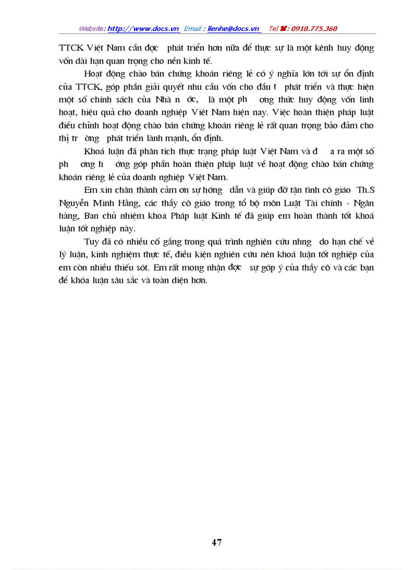 image for page Pháp luật về hoạt động chào bán chứng khoán riêng lẻ của doanh nghiệp Việt Nam hiện nay