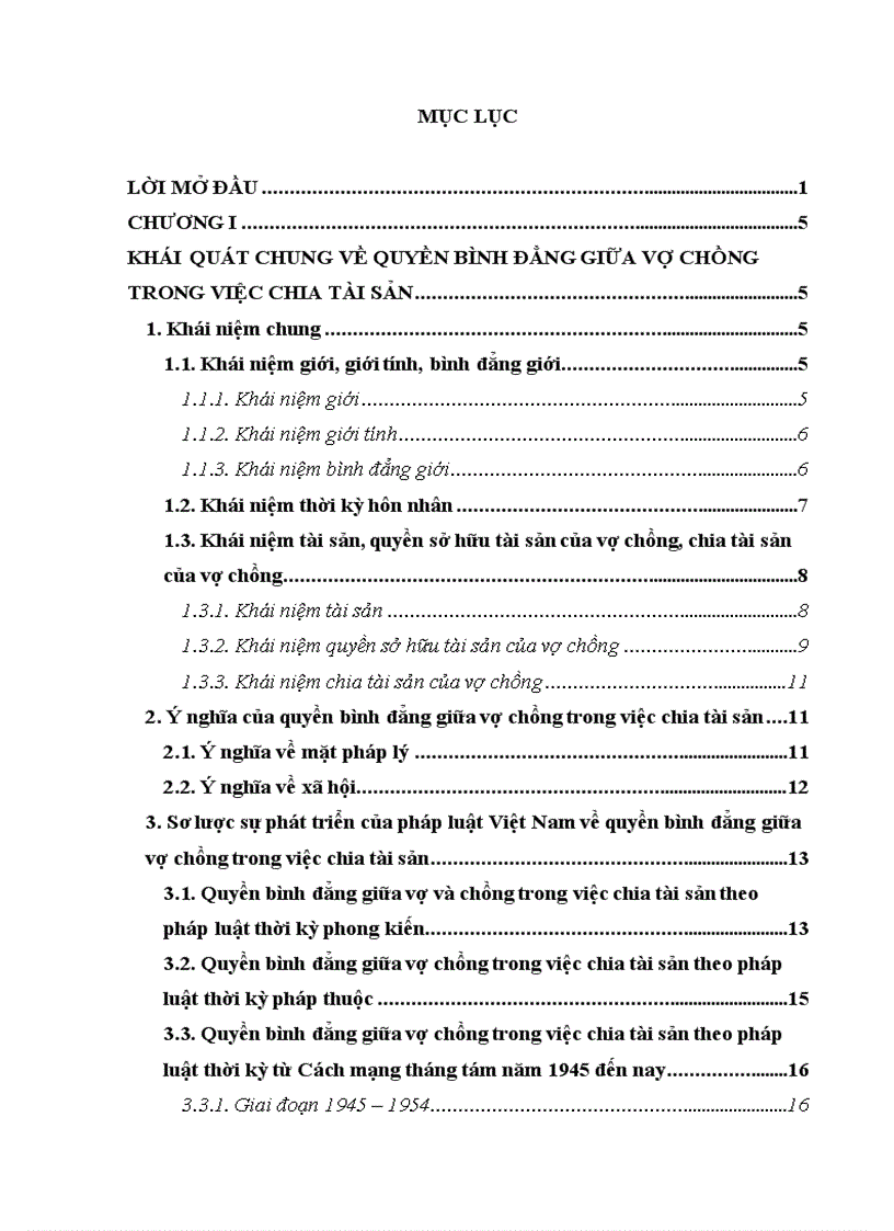 image for page Quyền bình đẳng giữa vợ chồng trong việc chia tài sản theo pháp luật Hôn nhân gia đình hiện hành