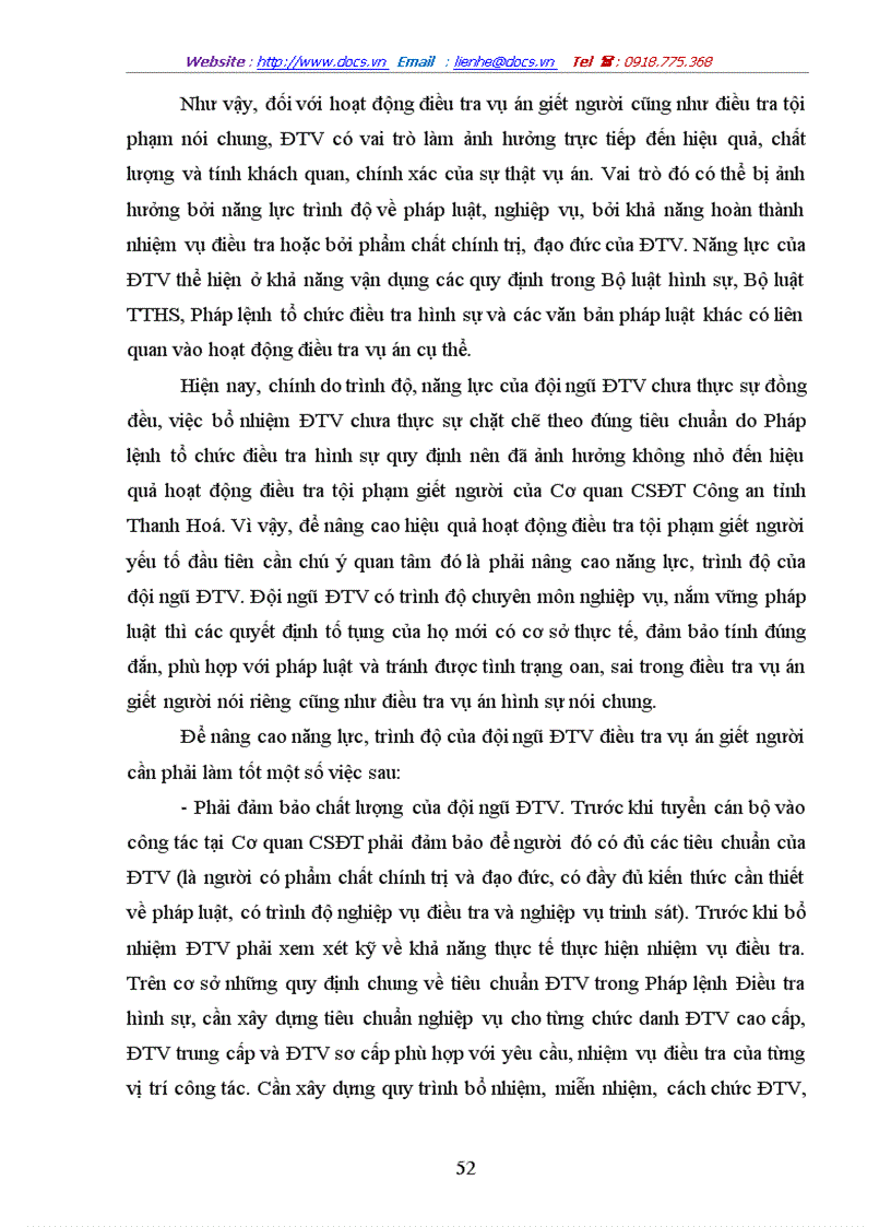 image for page Thực trạng điều tra các vụ án giết người trên địa bàn tỉnh Thanh Hoá