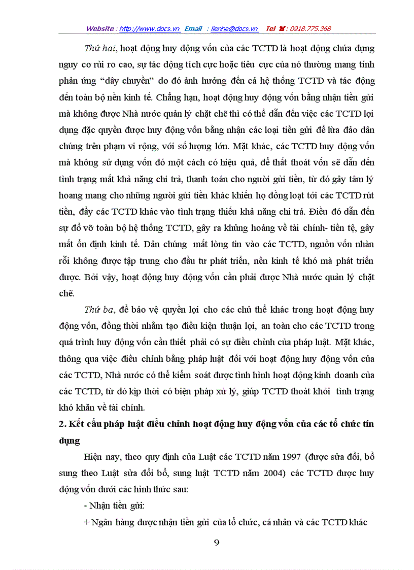 image for page Pháp luật về huy động vốn của các Tổ chức tín dụng ở Việt Nam