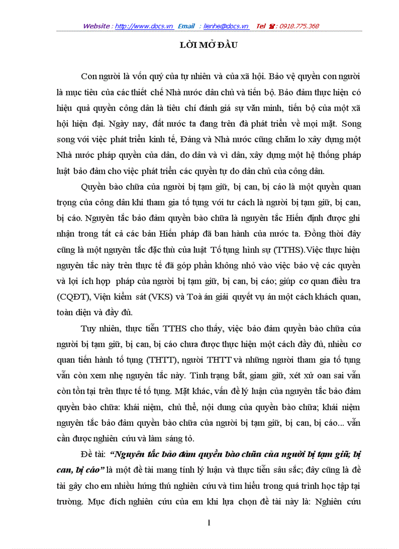 image for page Nguyên tắc bảo đảm quyền bào chữa của người bị tạm giữ bị can bị cáo