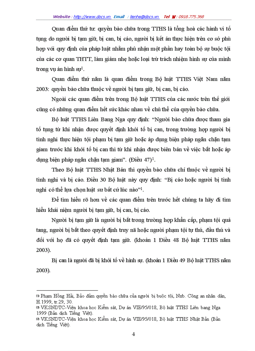 image for page Nguyên tắc bảo đảm quyền bào chữa của người bị tạm giữ bị can bị cáo