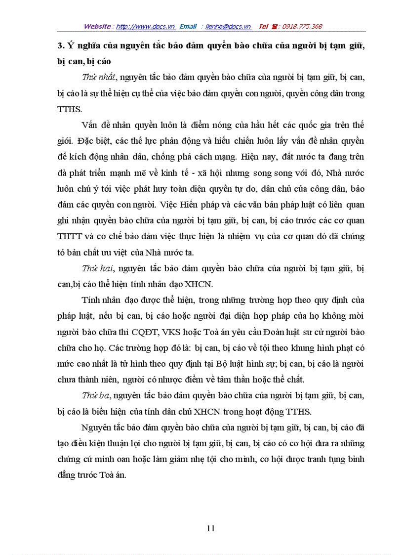 image for page Nguyên tắc bảo đảm quyền bào chữa của người bị tạm giữ bị can bị cáo