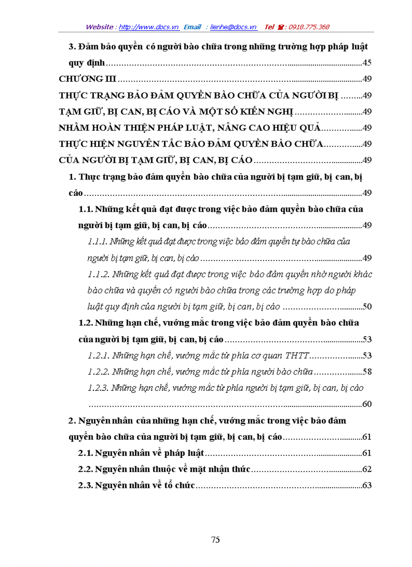 image for page Nguyên tắc bảo đảm quyền bào chữa của người bị tạm giữ bị can bị cáo