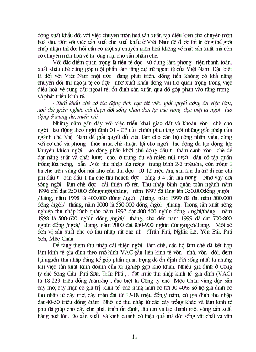 image for page Phương hướng và giải pháp chủ yếu đẩy mạnh hoạt động xuất khẩu chè ở Tổng Công ty chè Việt Nam trong thời gian tới