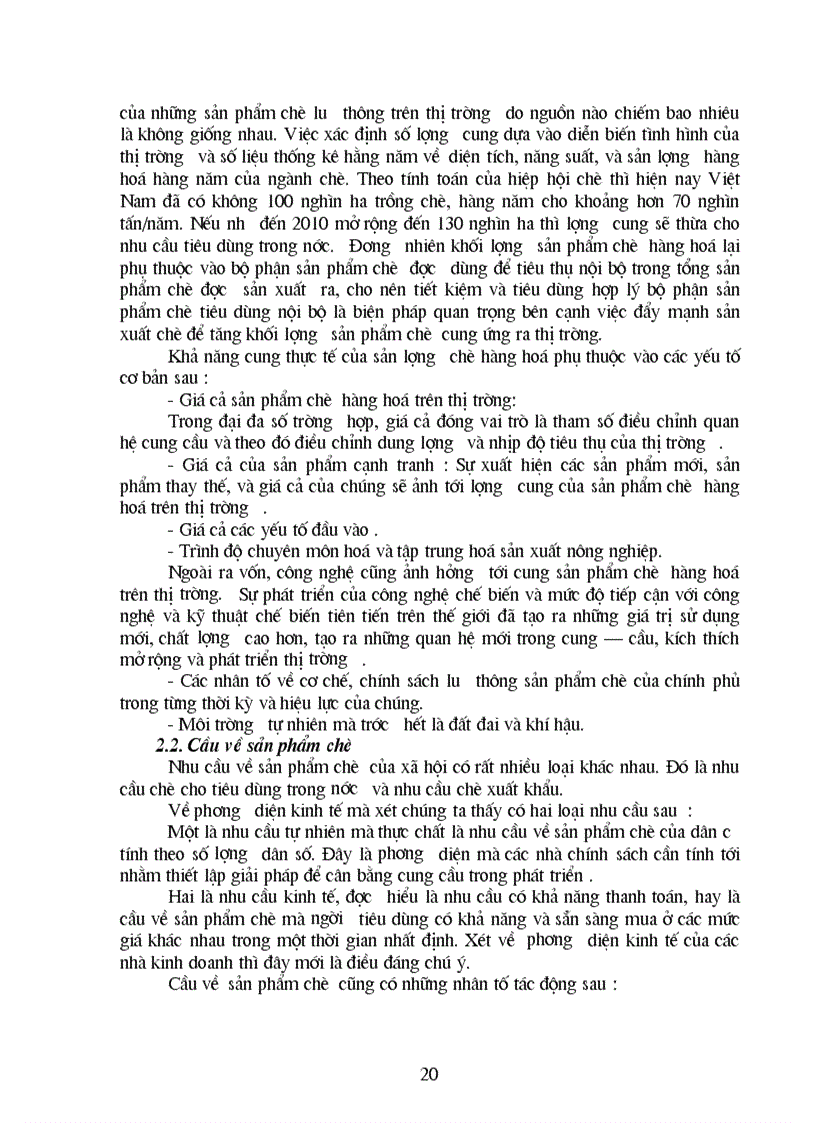 image for page Phương hướng và giải pháp chủ yếu đẩy mạnh hoạt động xuất khẩu chè ở Tổng Công ty chè Việt Nam trong thời gian tới