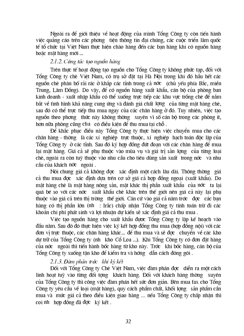 image for page Phương hướng và giải pháp chủ yếu đẩy mạnh hoạt động xuất khẩu chè ở Tổng Công ty chè Việt Nam trong thời gian tới