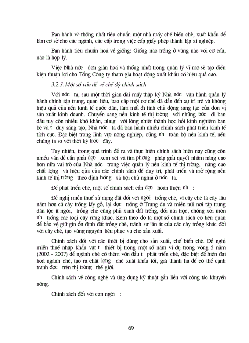 image for page Phương hướng và giải pháp chủ yếu đẩy mạnh hoạt động xuất khẩu chè ở Tổng Công ty chè Việt Nam trong thời gian tới