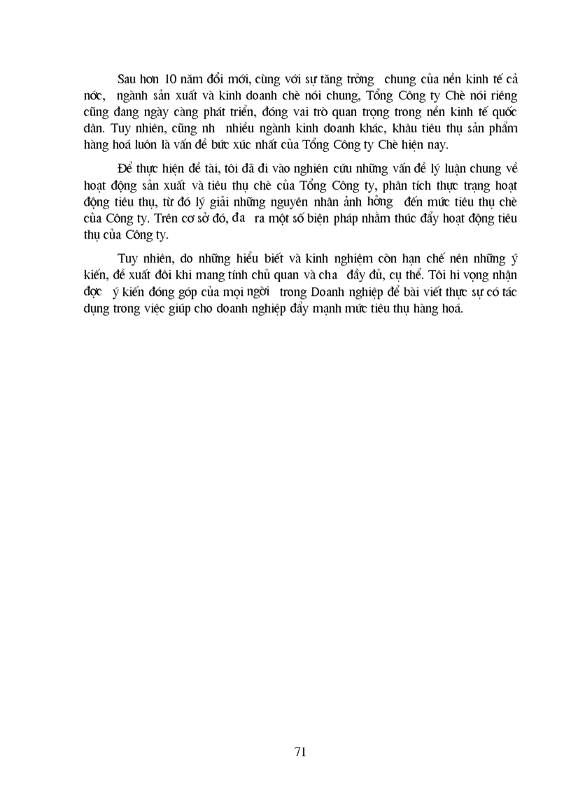 image for page Phương hướng và giải pháp chủ yếu đẩy mạnh hoạt động xuất khẩu chè ở Tổng Công ty chè Việt Nam trong thời gian tới