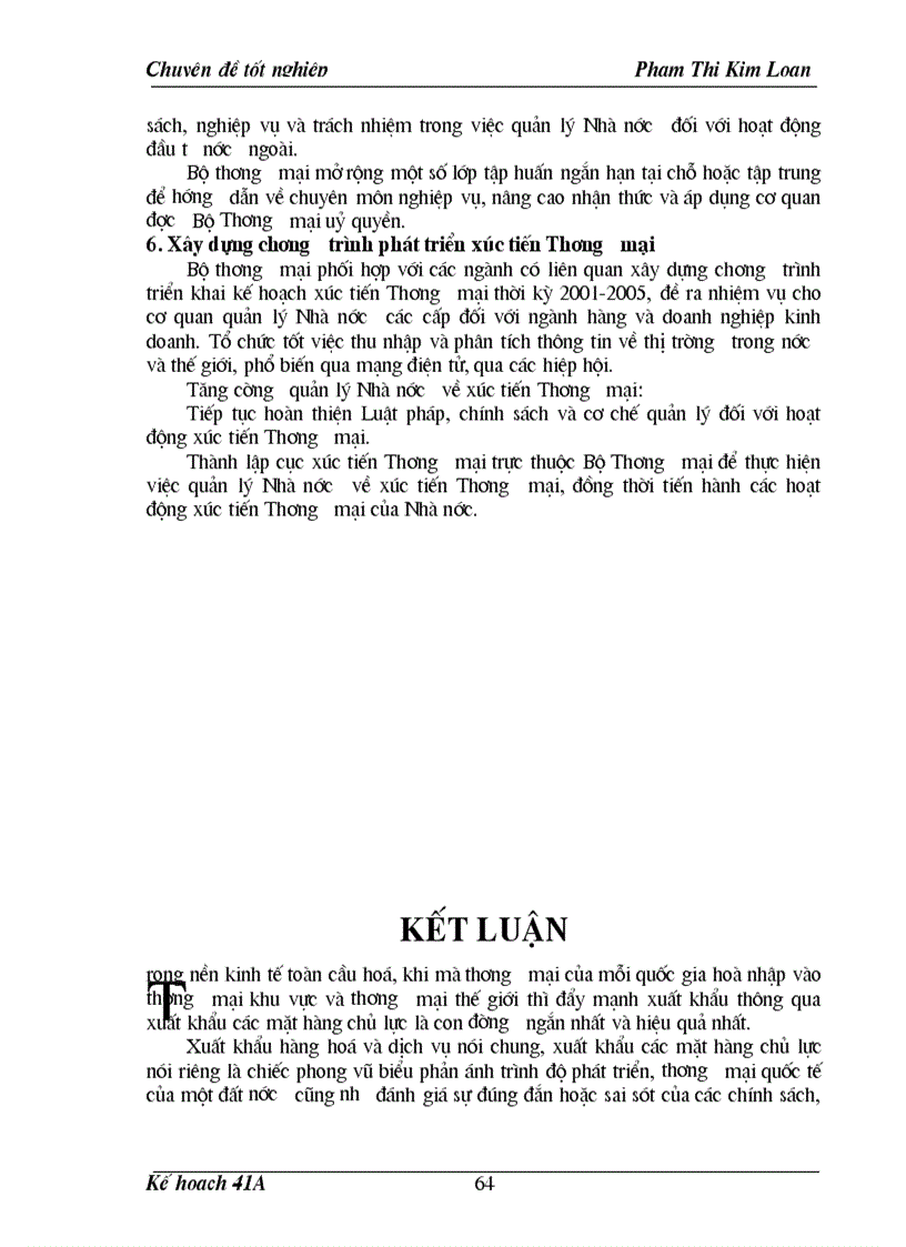 image for page Giải pháp thực hiện kế hoạch xuất khẩu các mặt hàng chủ lực của Việt Nam thời kỳ 2001 2005