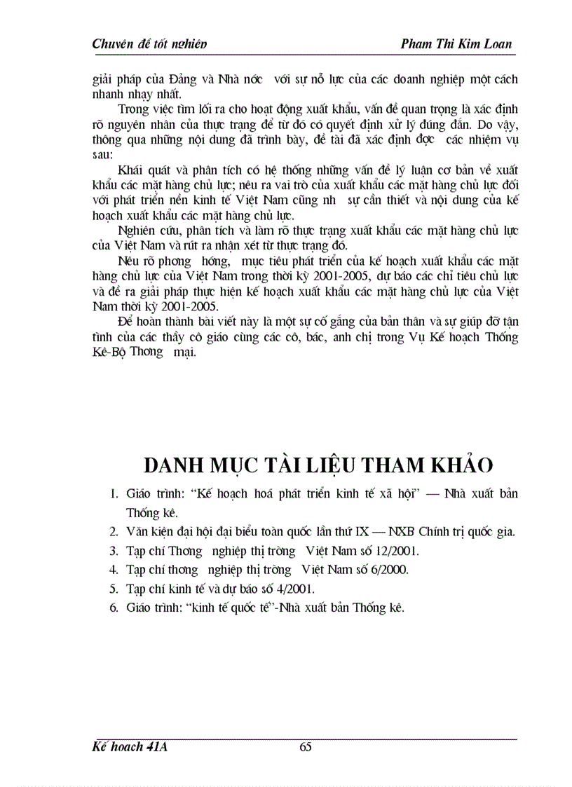 image for page Giải pháp thực hiện kế hoạch xuất khẩu các mặt hàng chủ lực của Việt Nam thời kỳ 2001 2005
