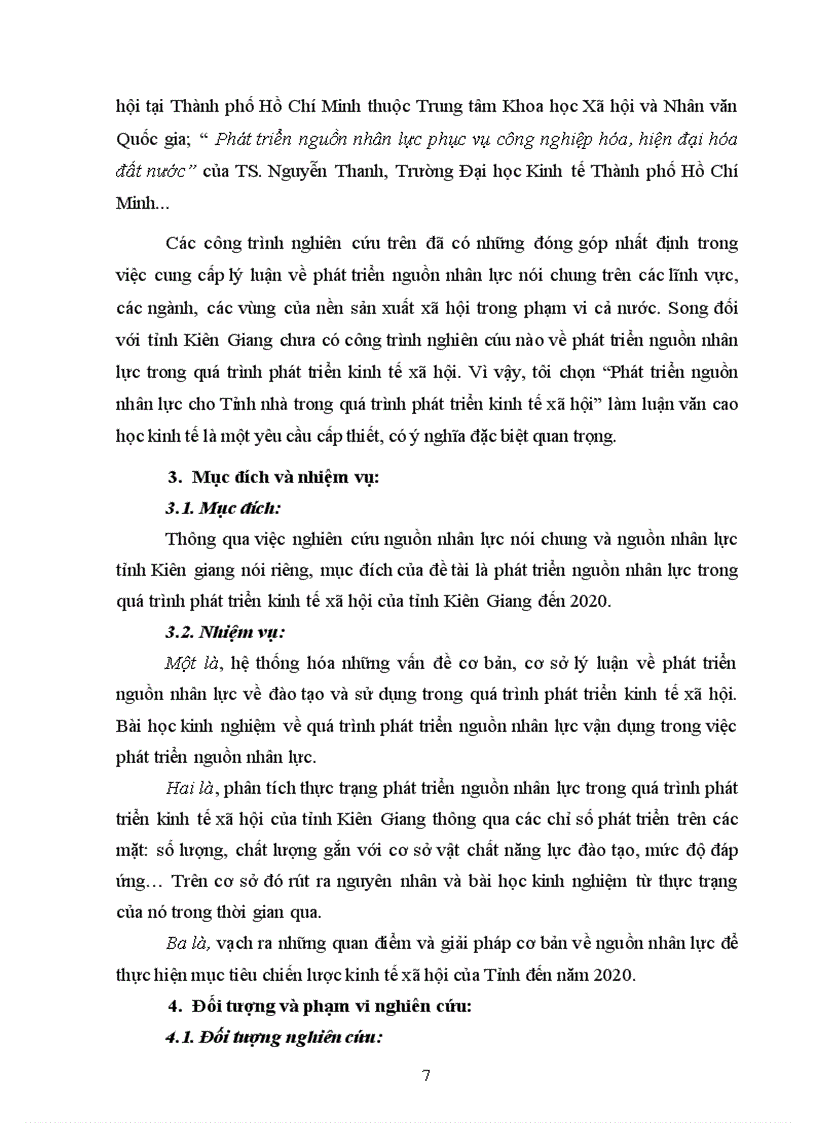 image for page Phát triển nguồn nhân lực trong quá trình phát triển kinh tế xã hội tỉnh Kiên Giang đến năm 2020