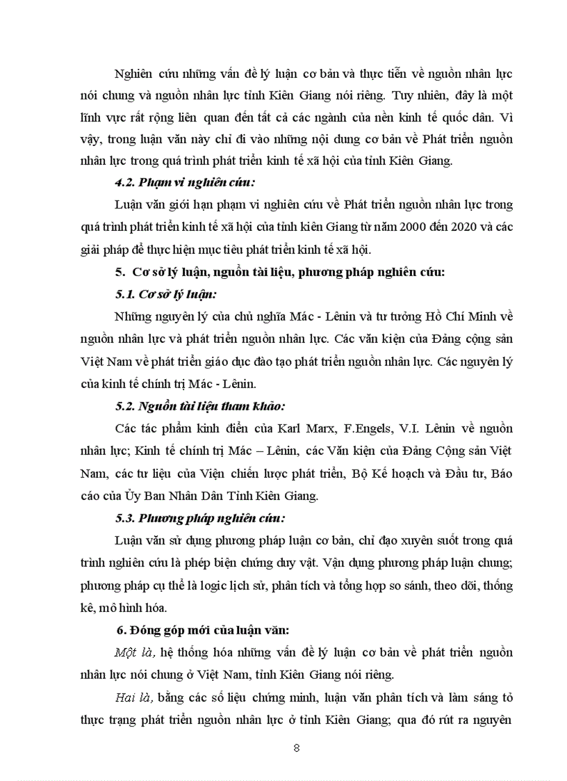 image for page Phát triển nguồn nhân lực trong quá trình phát triển kinh tế xã hội tỉnh Kiên Giang đến năm 2020